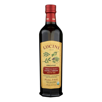 Lucini Italia Olive Oil - Organic - X - virgin - Large - Case Of 6 - 16.9 Fl Oz - Maras Green