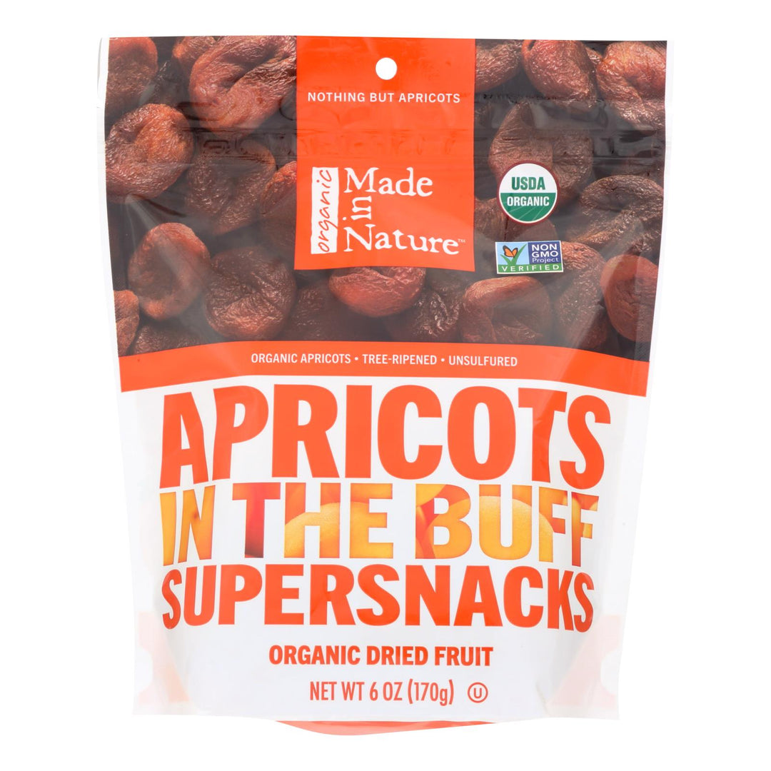 Made In Nature Apricots Organic Dried Fruit - Case Of 6 - 6 Oz - Maras Green