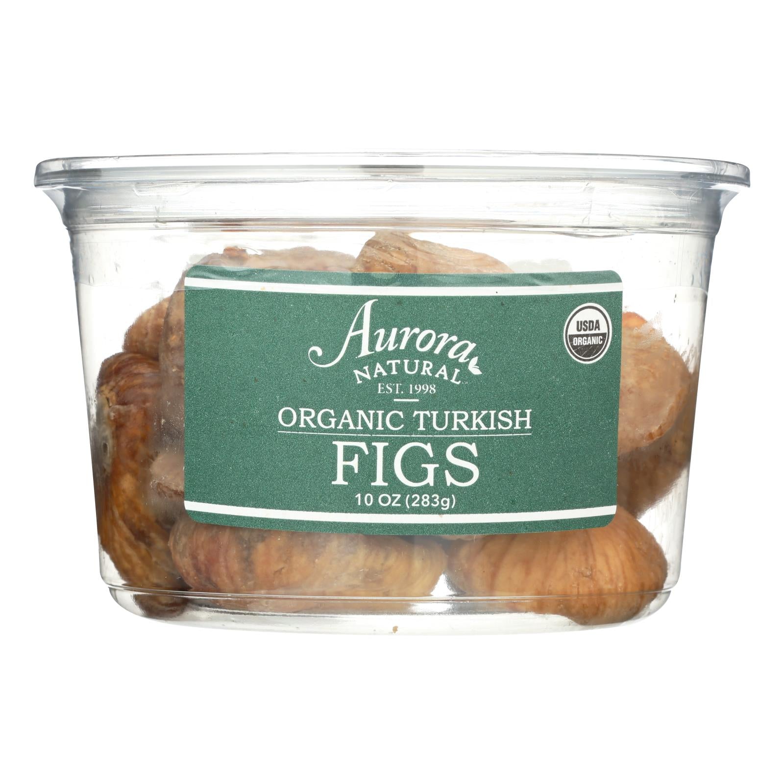 Aurora Natural Products - Organic Turkish Figs - Case Of 12 - 10 Oz. - Maras Green