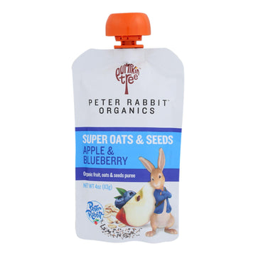 Peter Rabbit Organics - Oats&seeds Apl&blueb - Case Of 10 - 4 Oz - Maras Green