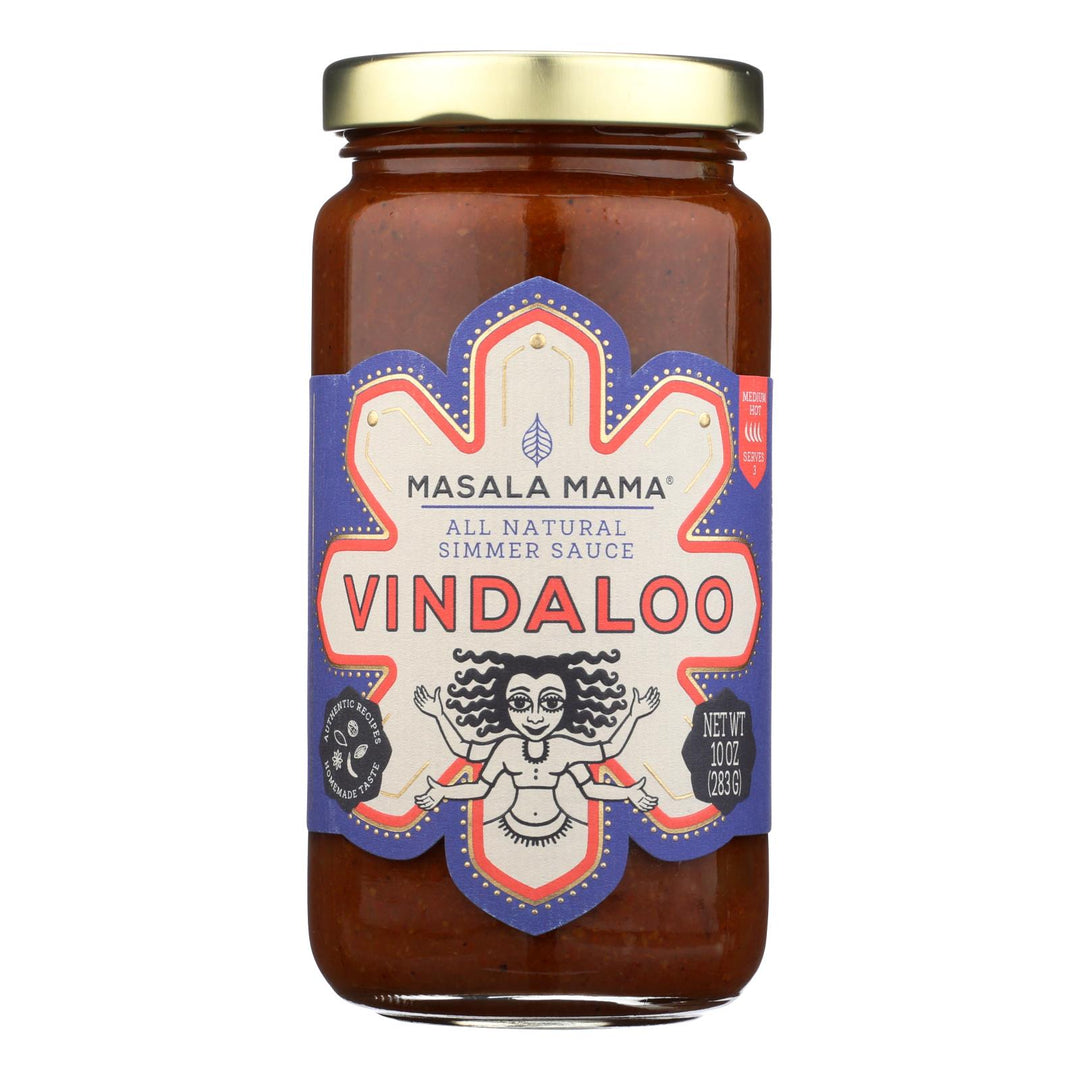 Masala Mama Vindaloo Simmer Sauce - Case Of 6 - 10 Oz - Maras Green