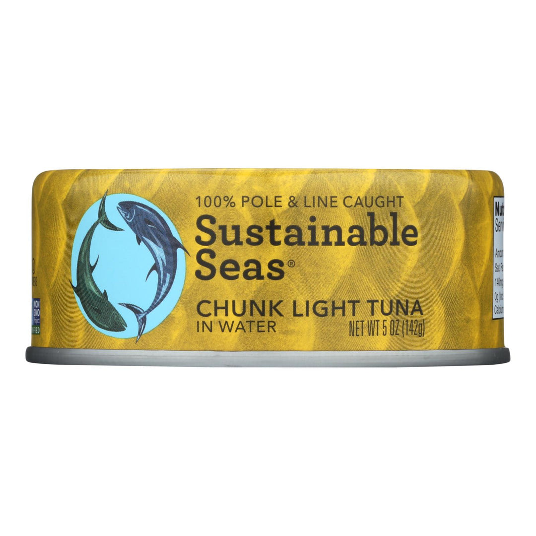 Sustainable Seas - Tuna Chunk Light In H2o - Case Of 12 - 5 Oz - Maras Green