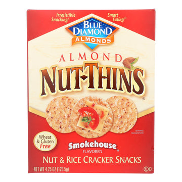 Blue Diamond - Nut Thins - Smokehouse - Case Of 12 - 4.25 Oz. - Maras Green