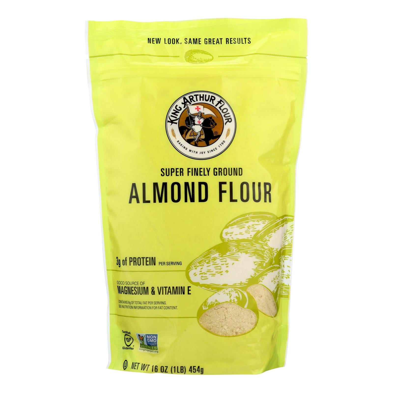 King Arthur Almond Flour - Gluten Free - 16 Oz - Case Of 4 - Maras Green