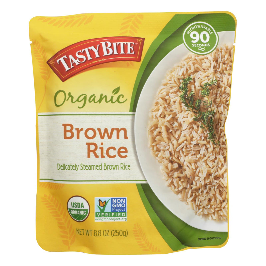 Tasty Bite - Rice Brown - Case Of 12 - 8.8 Oz - Maras Green