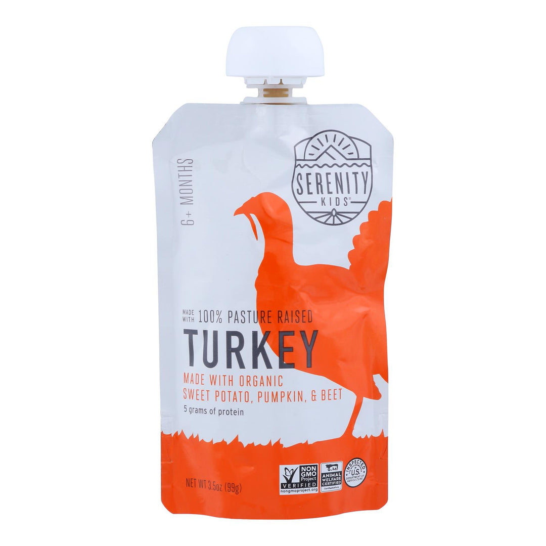 Serenity Kids Llc - Poch Turkey S Pot Pu Bt - Case Of 6 - 3.5 Oz - Maras Green