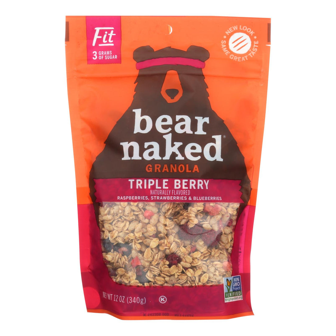 Bear Naked Granola - Triple Berry Fit - Case Of 6 - 12 Oz. - Maras Green