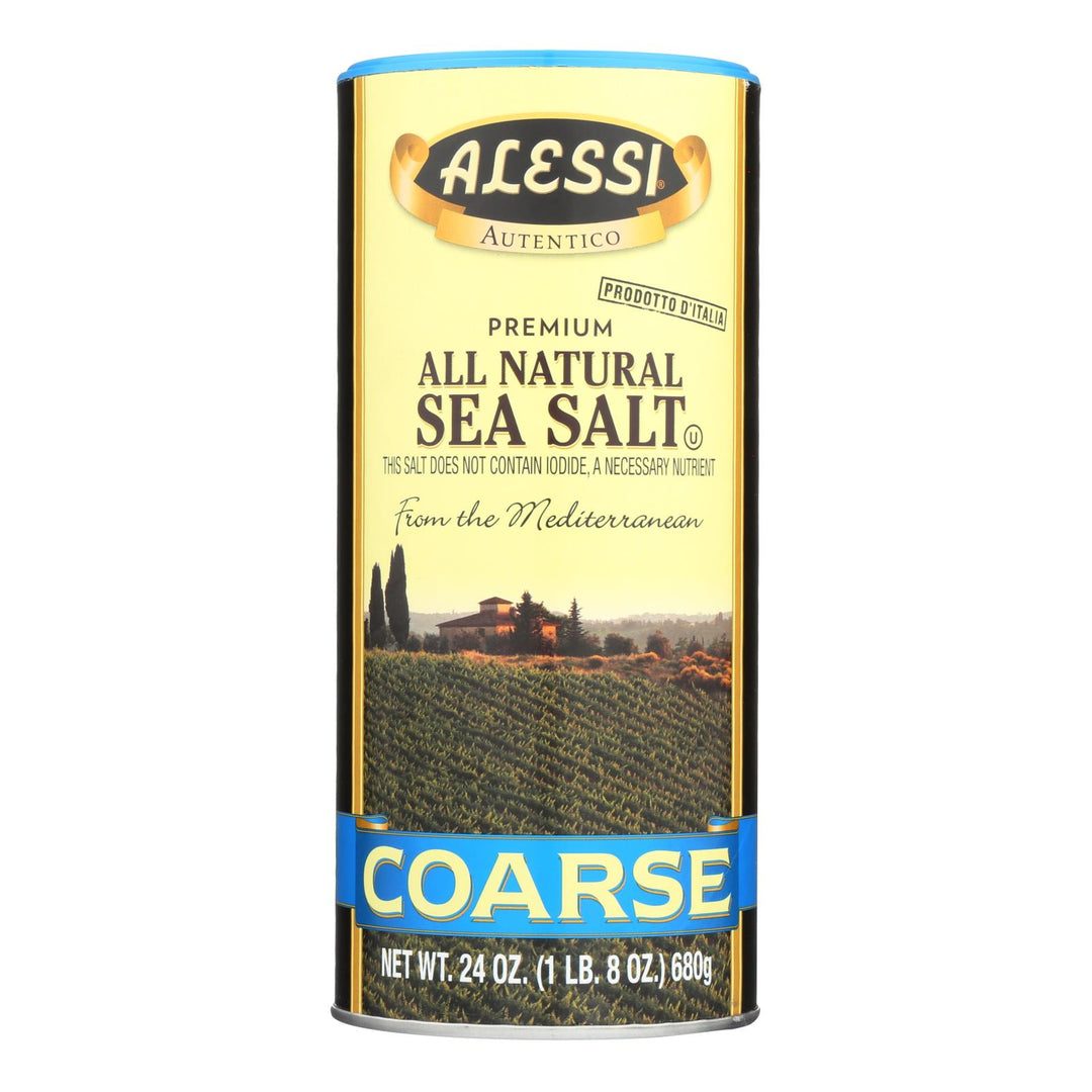 Alessi - Mediterranean Sea Salt - Coarse - Case Of 6 - 24 Oz. - Maras Green