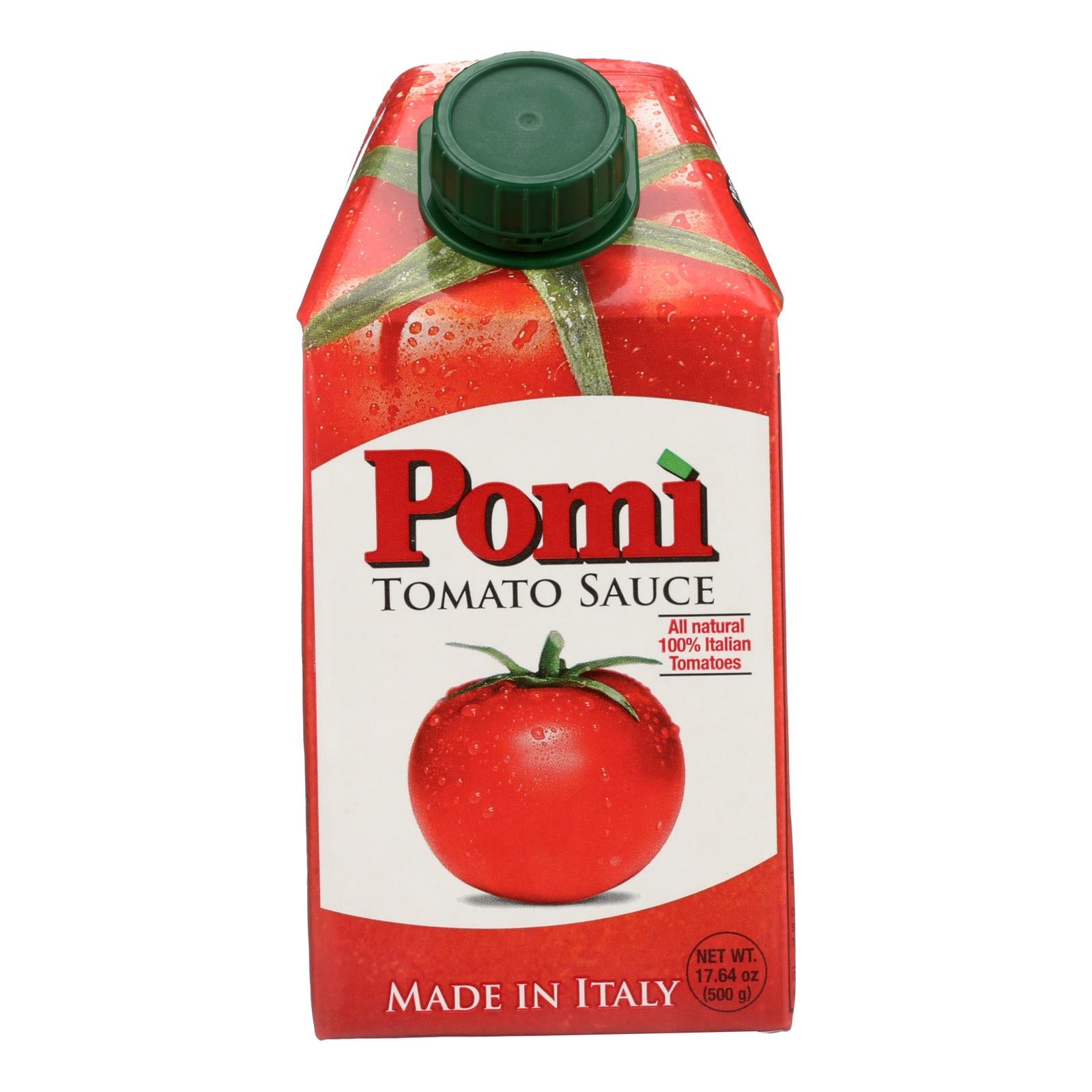 Pomi Tomatoes Tomato Sauce - Case Of 12 - 17.64 Fl Oz. - Maras Green