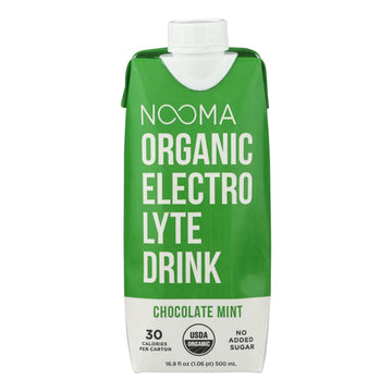 Nooma Electrolite Drink - Organic - Chocolate Mint - Case Of 12 - 16.9 Fl Oz - Maras Green