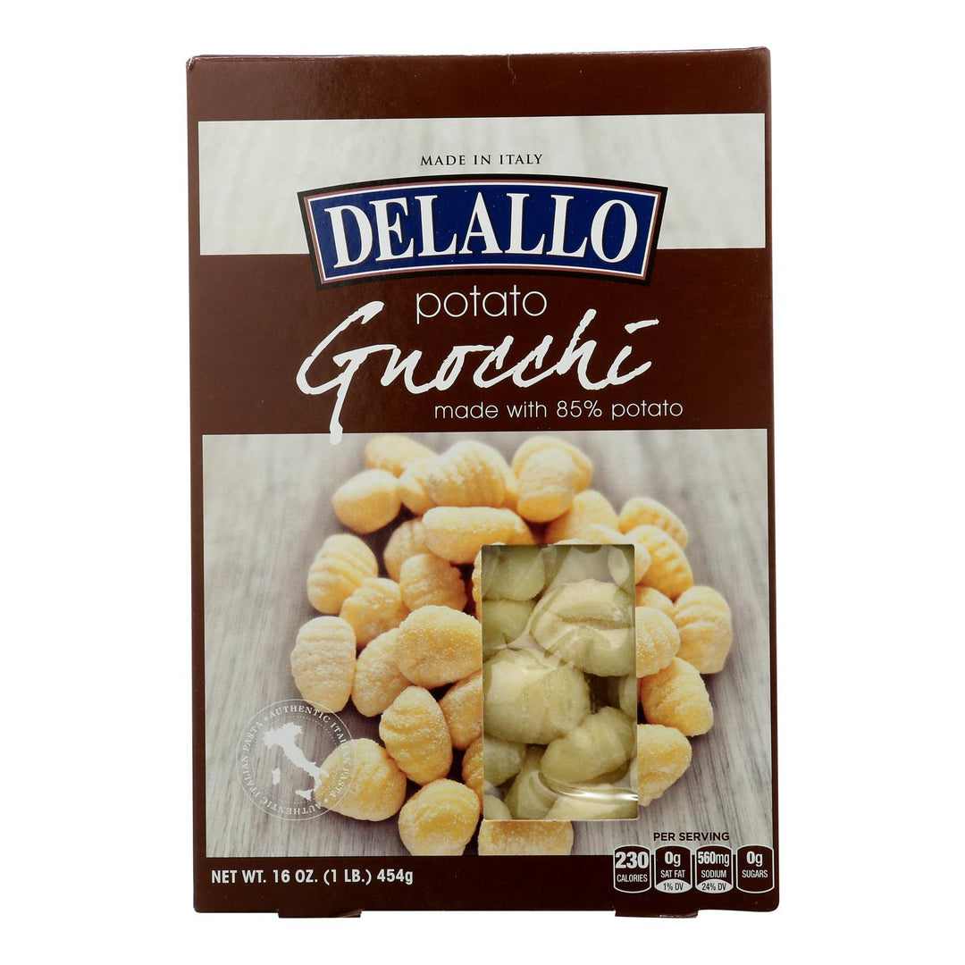 Delallo - Potato Gnocchi - Case Of 12 - 1 Lb. - Maras Green