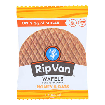Rip Van Wafels - Wafel Honey Oats - Cs Of 12 - 1.16 Oz - Maras Green