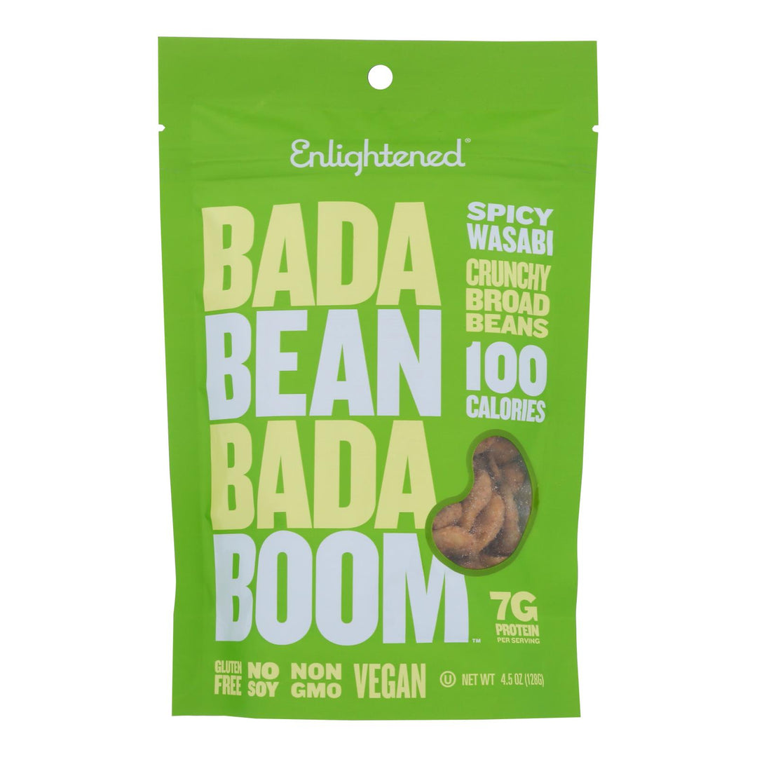 Bada Bean Bada Boom - Crunchy Beans Spicy Wasabi - Case Of 6 - 4.5 Oz - Maras Green