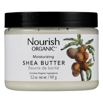 Nourish Organic Raw Shea Butter Intensive Moisturizer - 5.5 Oz - Maras Green