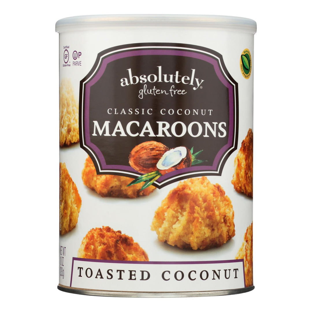 Absolutely Gluten Free Macaroons - Coconut - Classic - Case Of 6 - 10 Oz - Maras Green