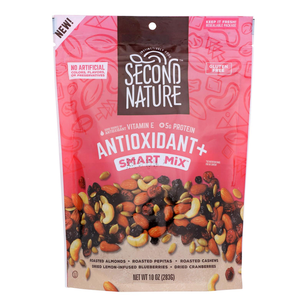 Second Nature - Nut Medley Antioxident Smart Mix - Case Of 6-10 Oz - Maras Green