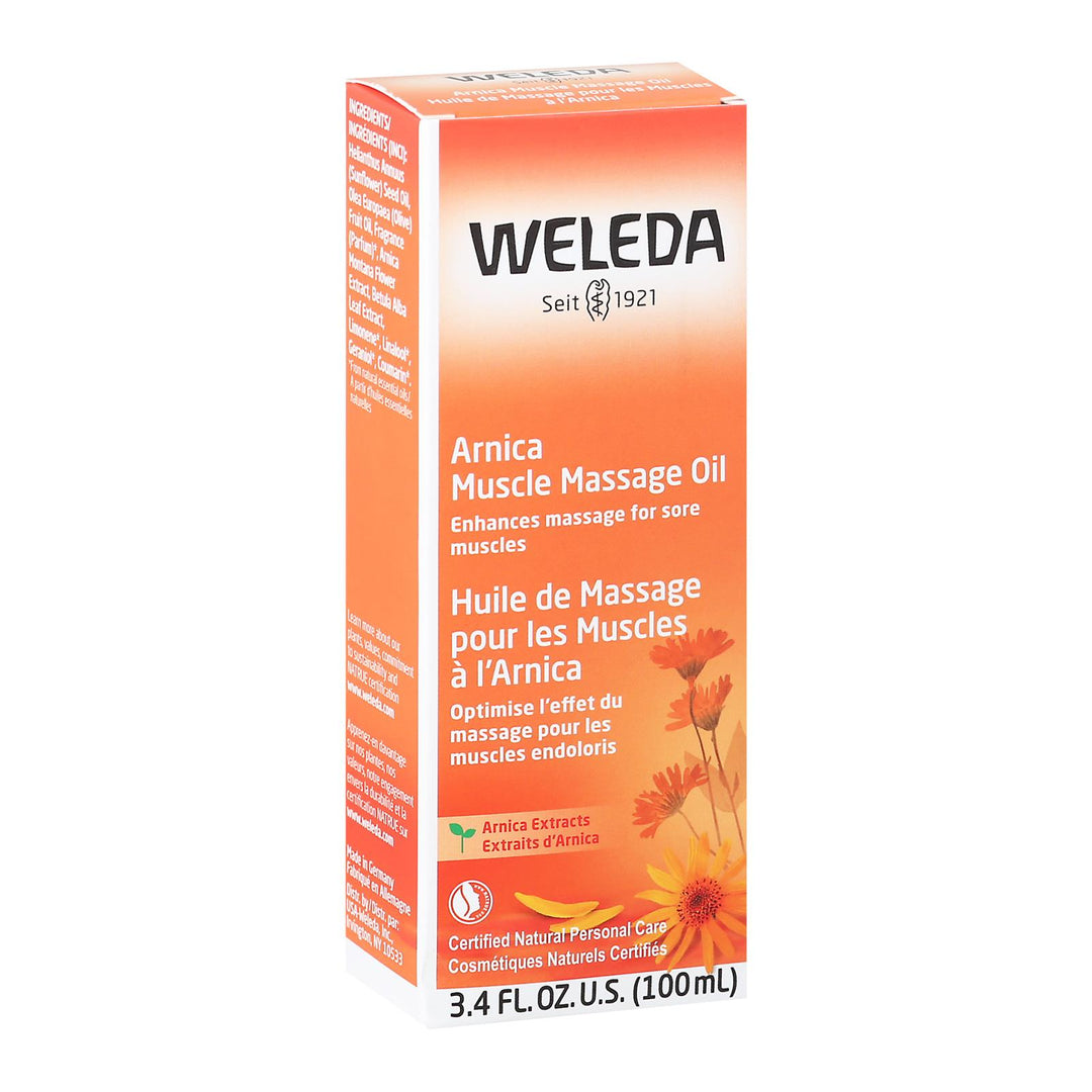 Weleda Massage Oil Arnica - 3.4 Fl Oz - Maras Green