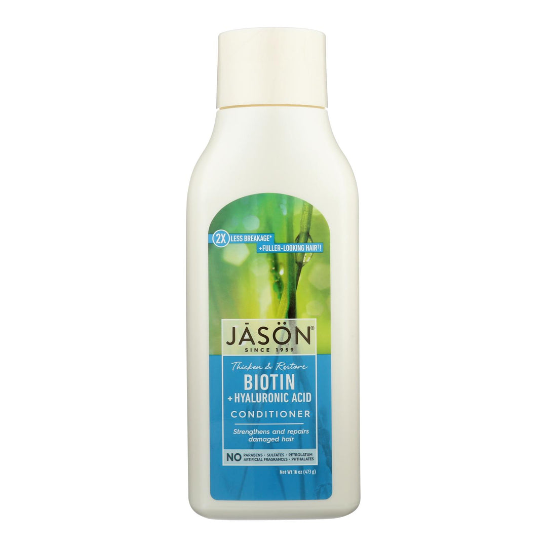 Jason Conditioner Natural Restorative Biotin - 16 Fl Oz - Maras Green