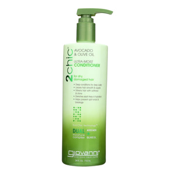 Giovanni Hair Care Products Conditioner - 2chic Avocado And Olive Oil - 24 Fl Oz - Maras Green