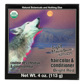 Light Mountain Hair Color - Bright Red - Case Of 1 - 4 Oz. - Maras Green