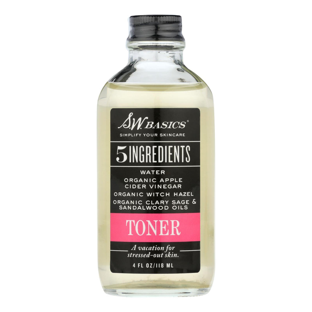 S.w. Basics - 5 Ingredients Toner - 4 Fl Oz. - Maras Green