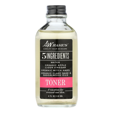 S.w. Basics - 5 Ingredients Toner - 4 Fl Oz. - Maras Green