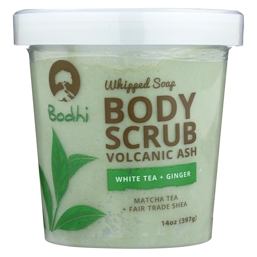 Bodhi - Body Scrub - White Tea And Ginger - Case Of 1 - 14 Oz. - Maras Green