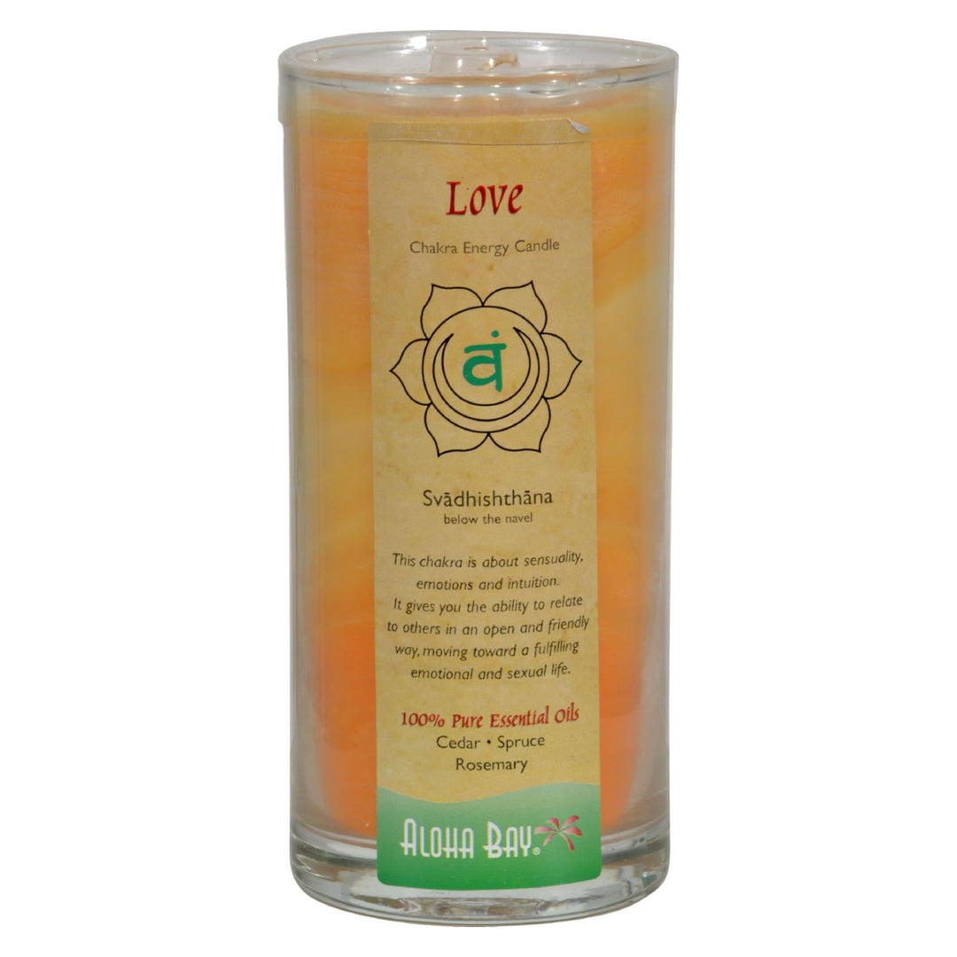 Aloha Bay - Chakra Jar Candle - Love - 11 Oz - Maras Green