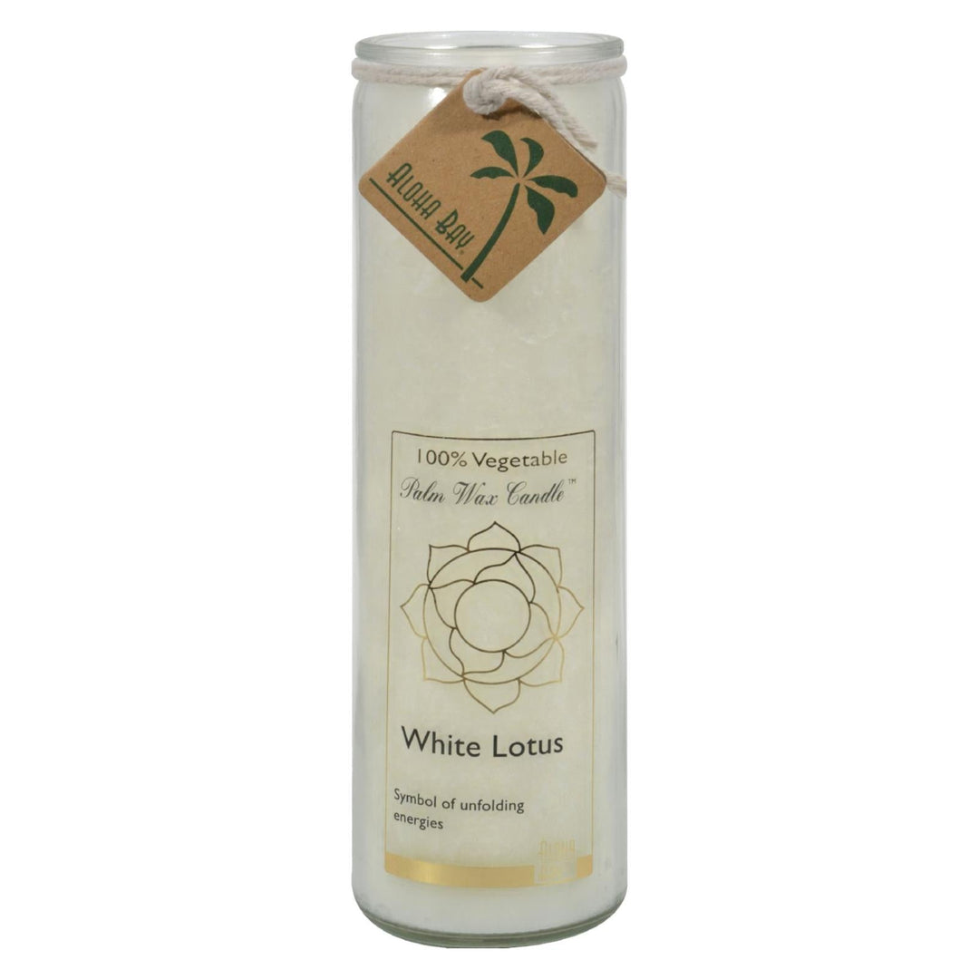 Aloha Bay - Chakra Jar Candle - White Lotus - 11 Oz - Maras Green