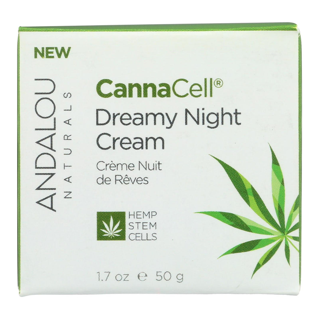 Andalou Naturals - Cannacell Dreamy Night Cream - 1.7 Oz. - Maras Green