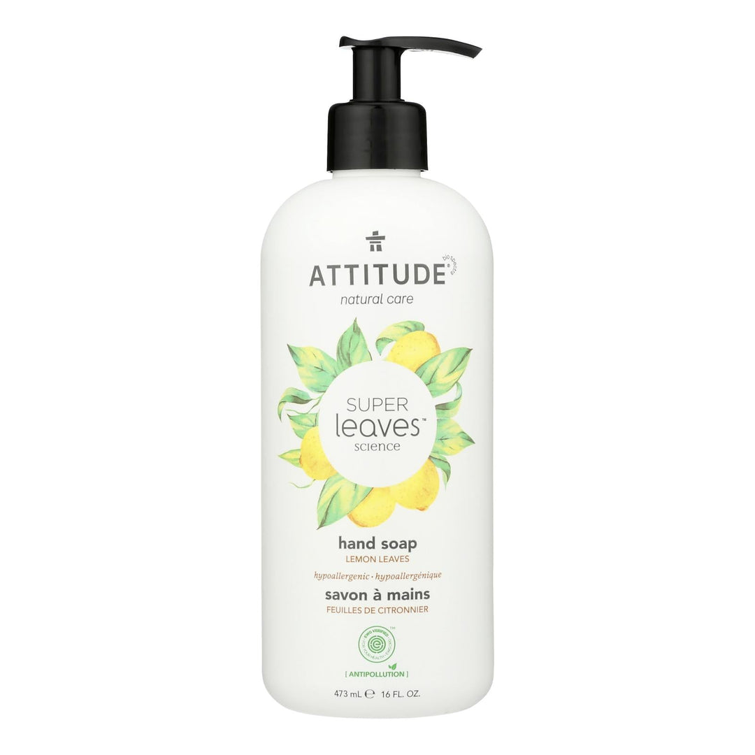 Attitude - Hand Soap Lemon Leaves - 1 Each - 16 Oz - Maras Green