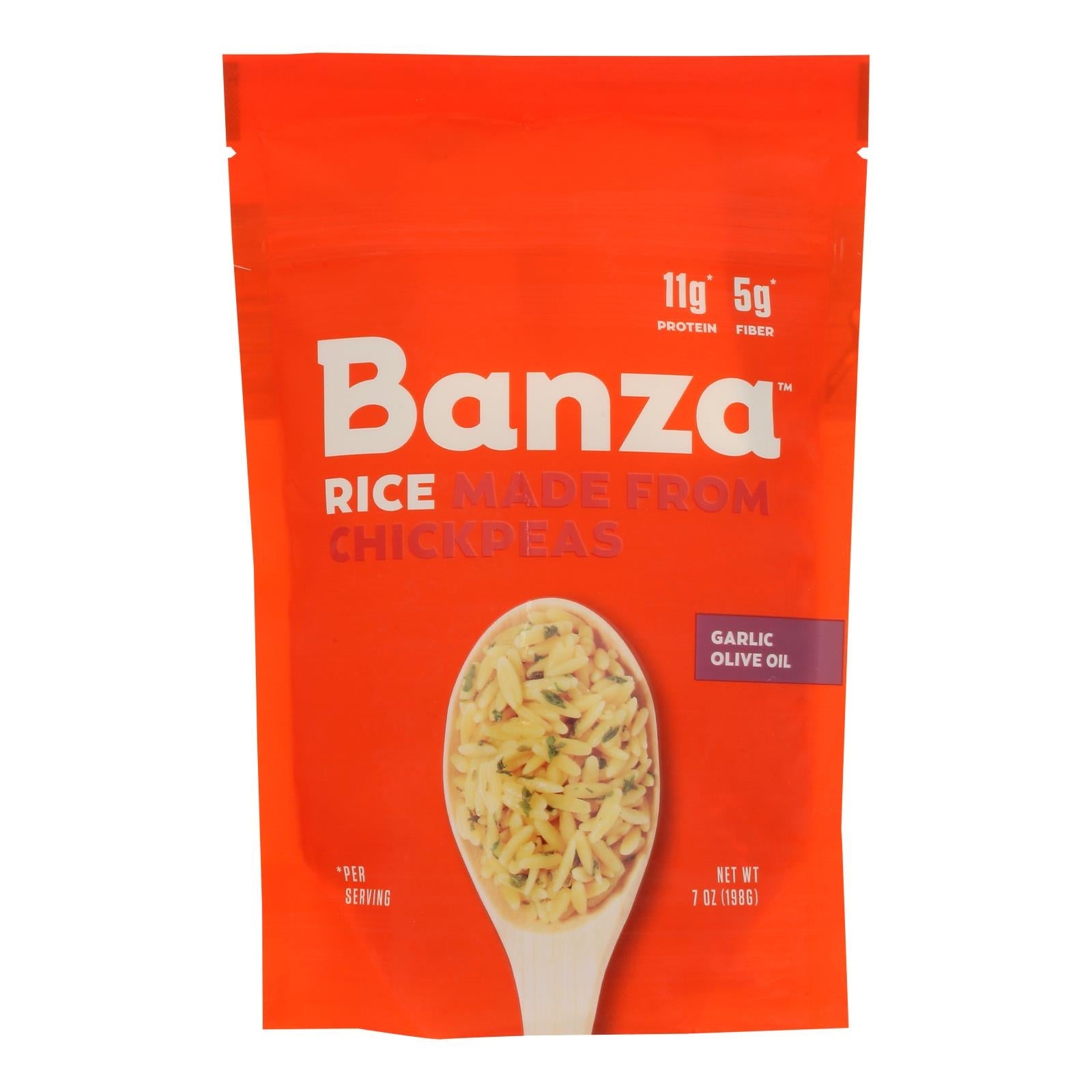 Banza - Rice Gar Olv Oil Chickpea - Case Of 6 - 7 Oz - Maras Green