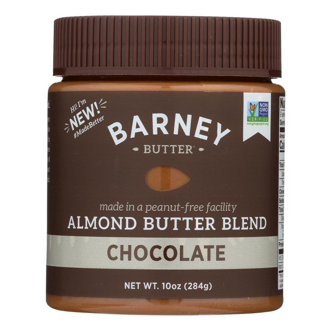 Barney Butter Chocolate Almond Butter Blend - Case Of 6 - 10 Oz - Maras Green