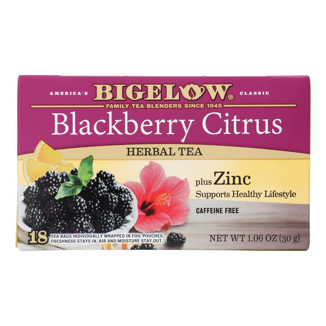 Bigelow Tea - Tea Hrbl Blckbry Citrus - Case Of 6 - 18 Bag - Maras Green