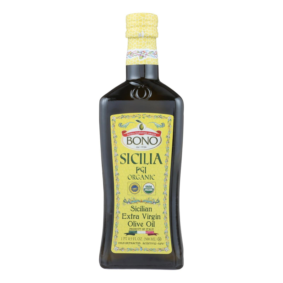 Bono - Evoo Sicilia Pgi - Case Of 6 - 16.9 Fz - Maras Green