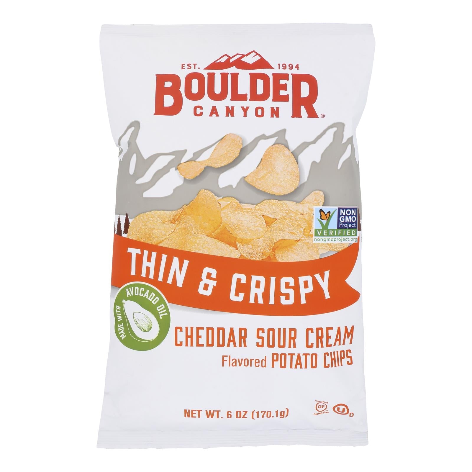 Boulder Canyon - Chip Ched Sr Cream Avo Oil - Case Of 12 - 6 Oz - Maras Green