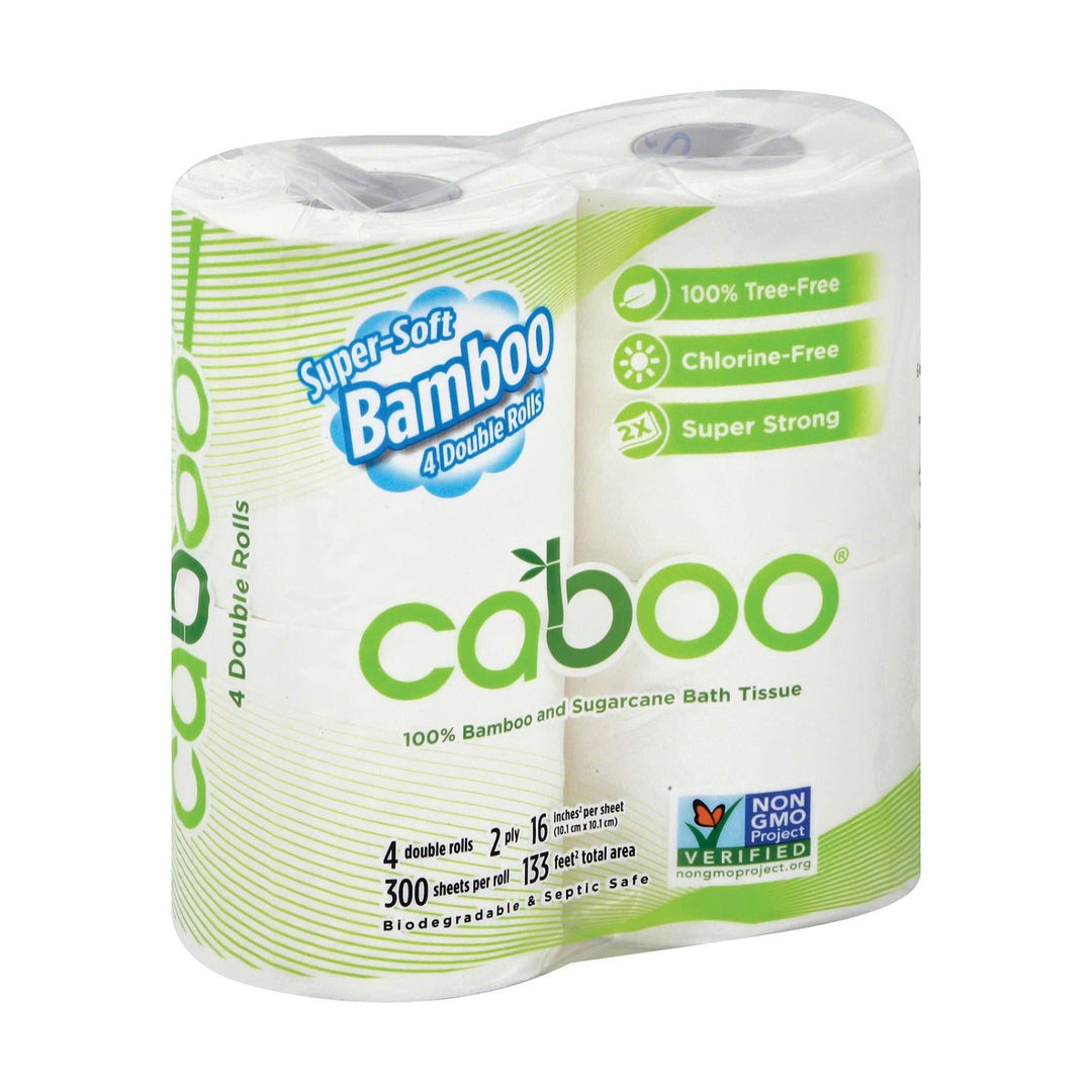 Caboo - Bathroom Tissue - Case Of 10 - Maras Green