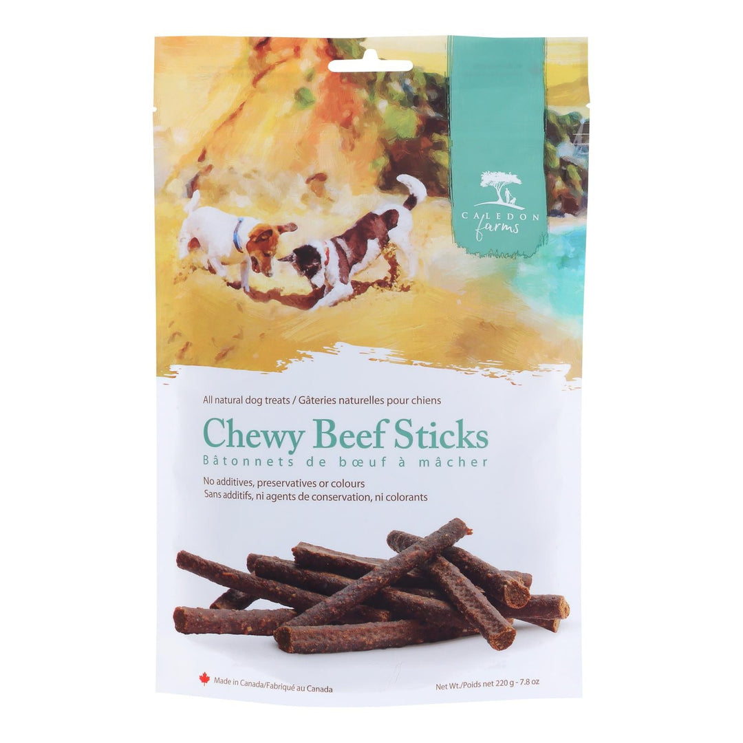 Caledon Farms - Dog Treat Chw Beef Stick - Case Of 4 - 7.8 Oz - Maras Green