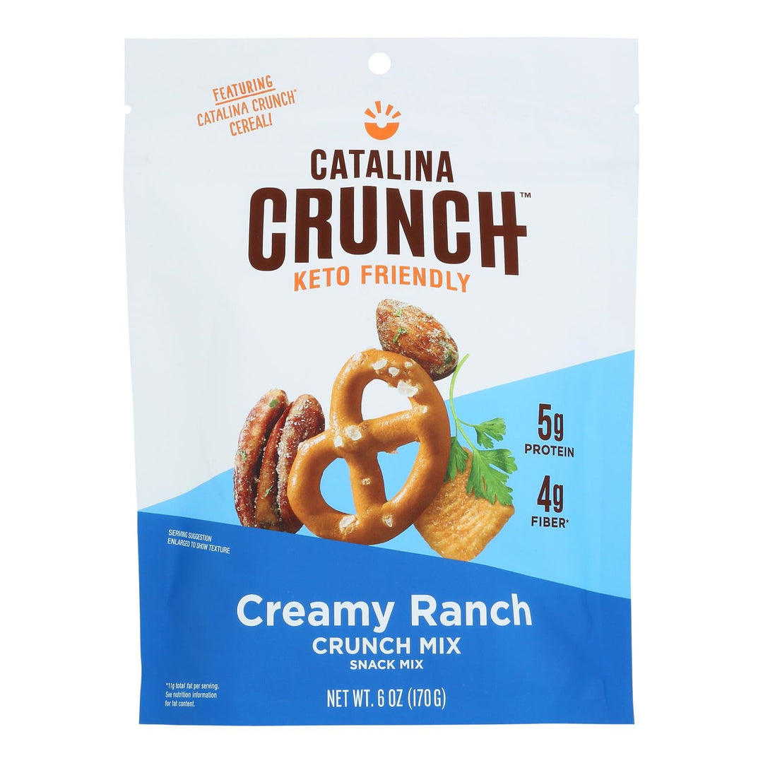 Catalina Crunch - Crunch Mix Creamy Ranch - Case Of 6 - 5.25 Ounces - Maras Green