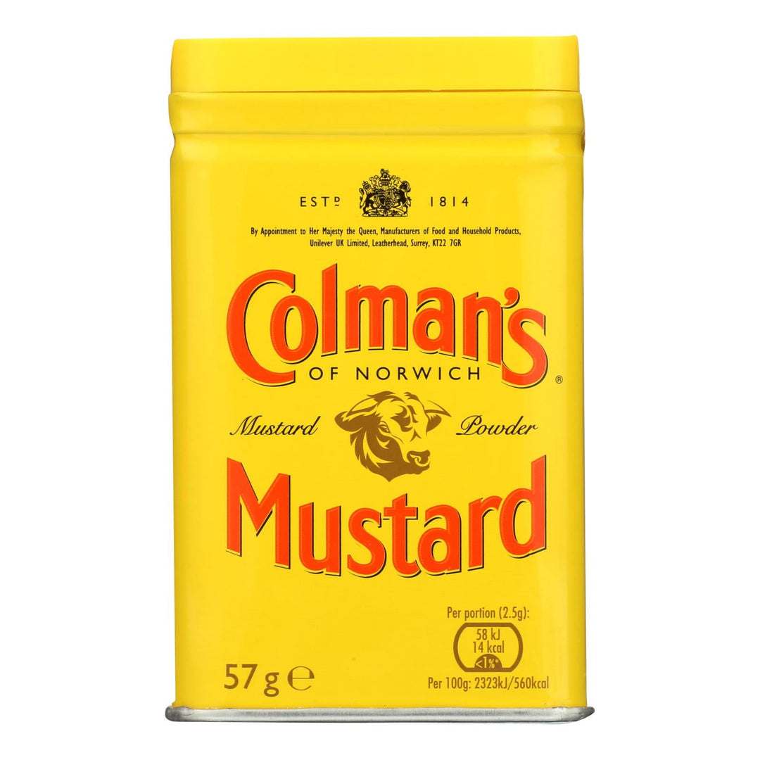 Colmans Dry Mustard Powder - 2 Oz - Case Of 12 - Maras Green