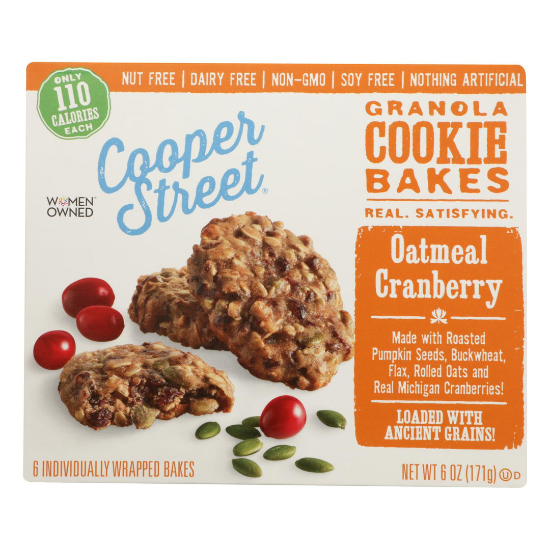 Cooper Street - Granola Bakes Oatmeal Cran - Case Of 6 - 6 Oz - Maras Green