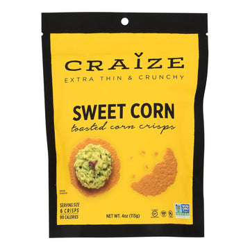 Craize - Corn Crisps Sweet Toasted - Case Of 6 - 4 Oz - Maras Green