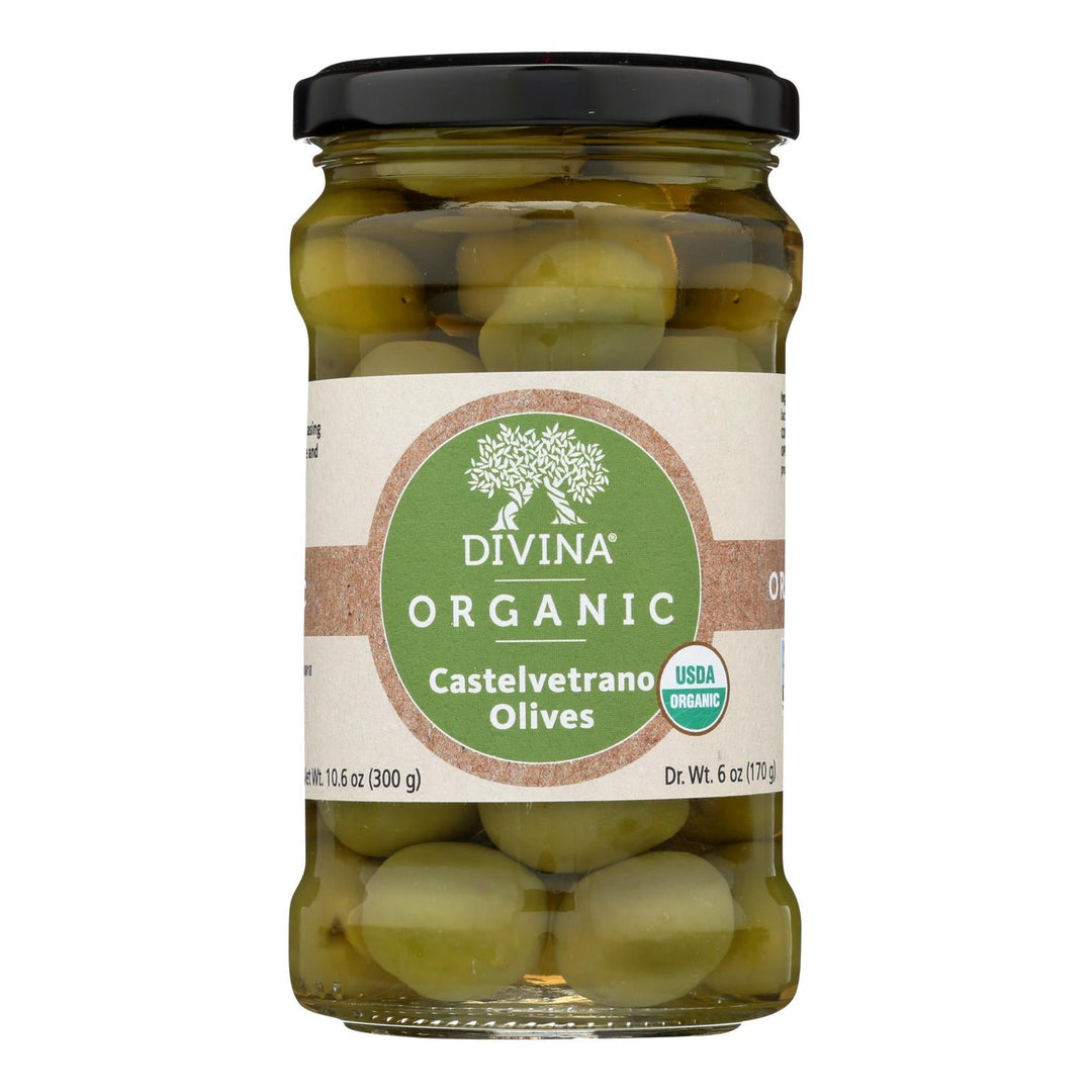 Divina - Olives Castelvetrano - Case Of 6 - 6 Oz - Maras Green
