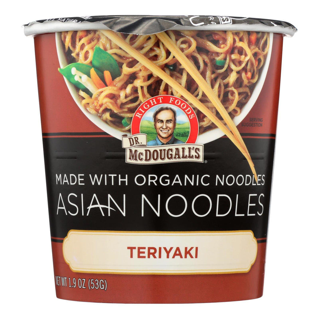 Dr. Mcdougall’s Asian Noodle Soup, Teriyaki - Case Of 6 - 1.9 Oz - Maras Green