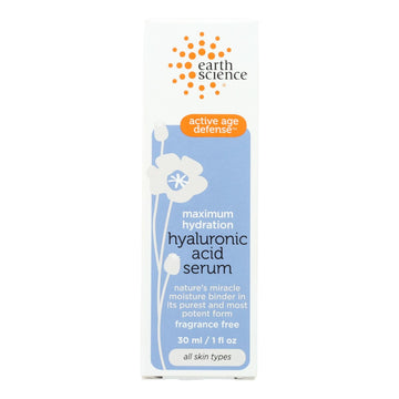 Earth Science Serum - Hyaluronic Acid - 1 Oz - Maras Green