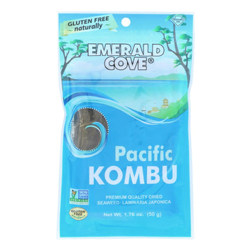 Emerald Cove Sea Vegetables - Pacific Kombu - Silver Grade - 1.76 Oz - Case Of 6 - Maras Green