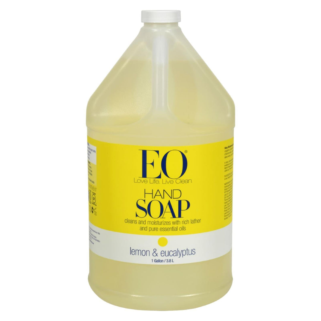 Eo Products - Liquid Hand Soap Lemon And Eucalyptus - 1 Gallon - Maras Green