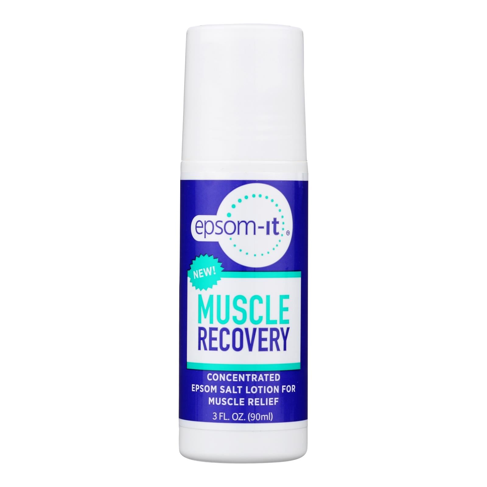 Epsom Salt - Muscle Recovery Rollerball - 1 Each - 3 Ounces - Maras Green