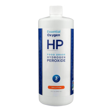 Essential Oxygen Hydrogen Peroxide - Food Grade - 32 Oz - Maras Green