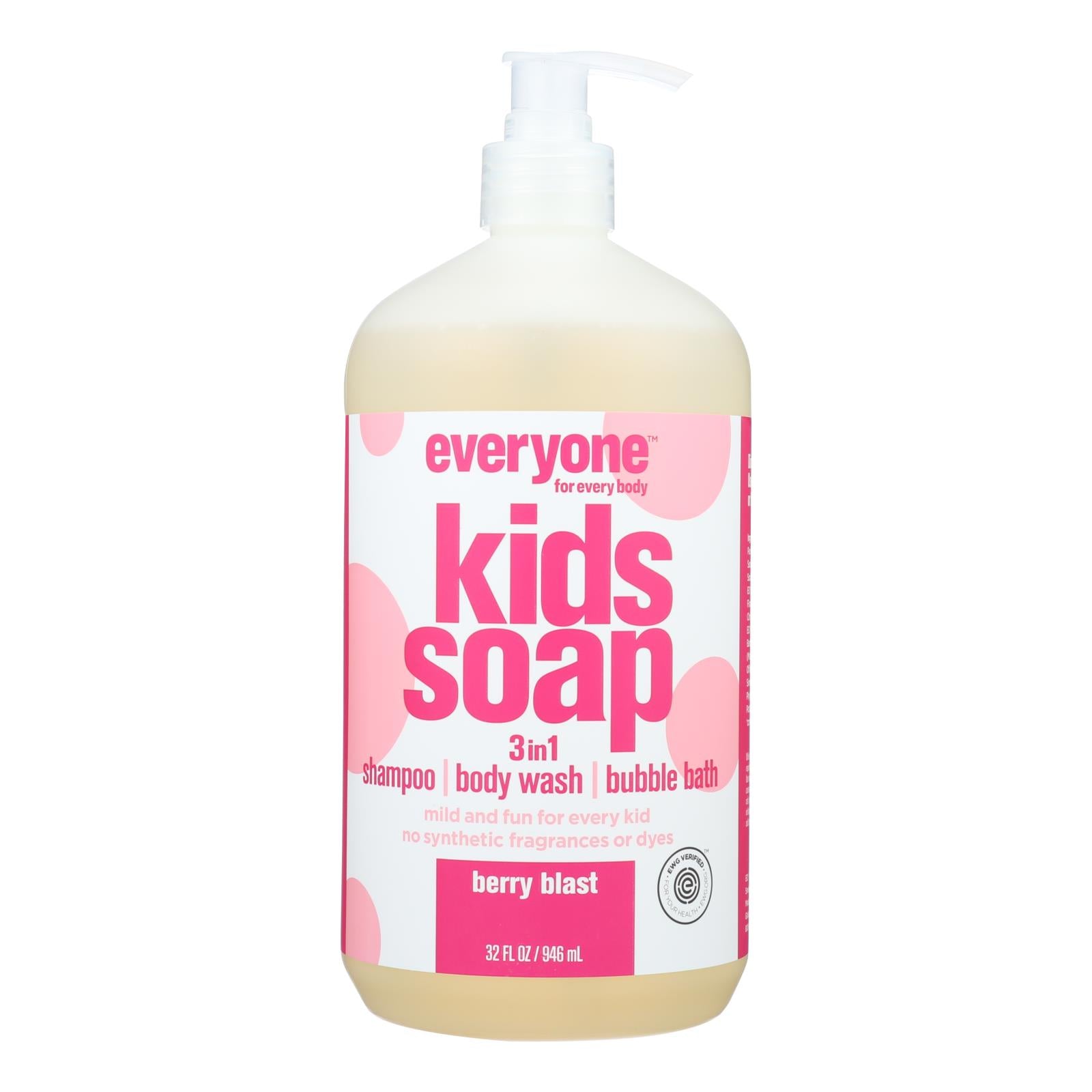Everyone - Soap 3 In 1 Kds Berry Blast - 32 Fz - Maras Green